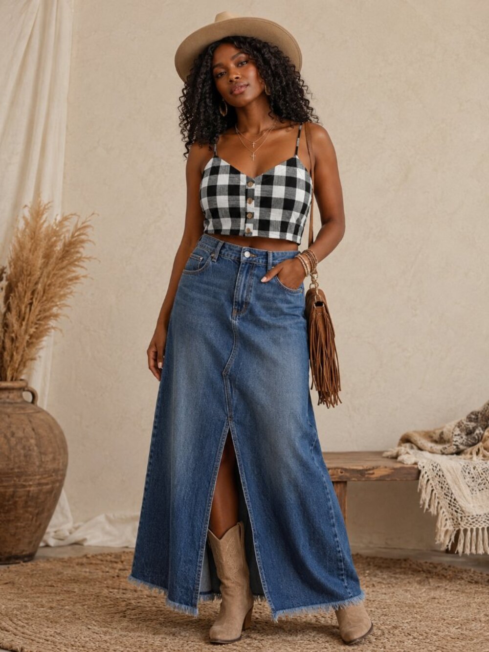 Buffalo Check Plaid Tank